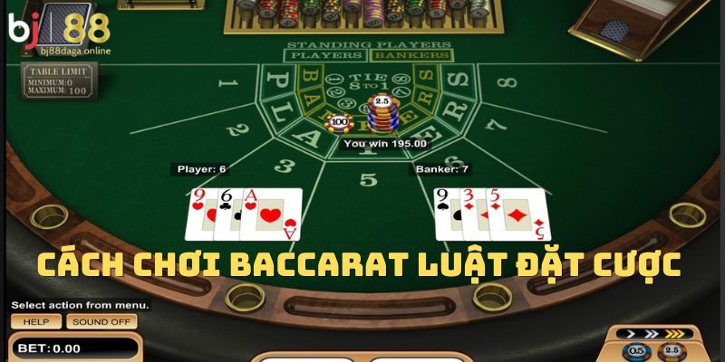 Cách chơi Baccarat hàng đầu là ghi nhớ luật đặt cược